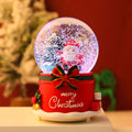 Middle-aged Santa (Colorful Lights, Music + Manual Snowfall) (Pack of 1)