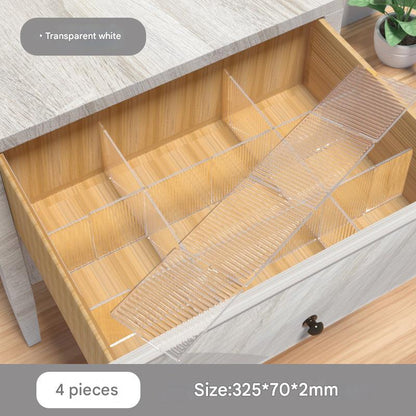 Easy-install drawer dividers for clutter-free spaces