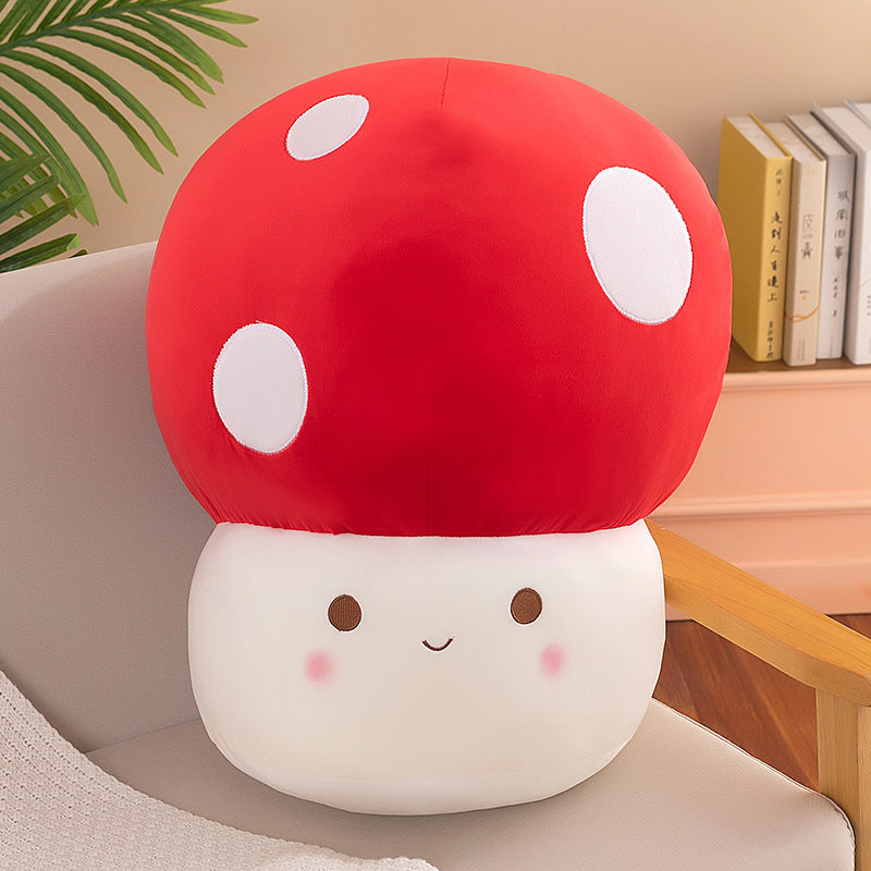cute red mushroom figurine
