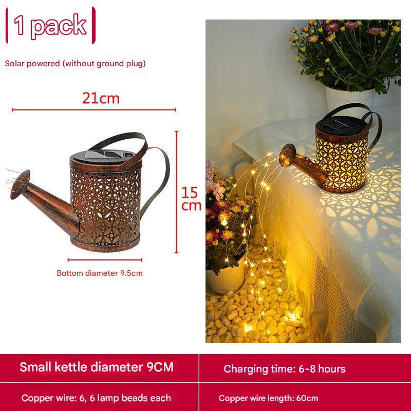 Durable solar-powered lantern for patio lighting