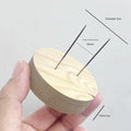 Double-stitched wooden base (Pack of 1)