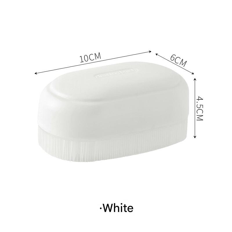 White laundry brush for collars and undergarments