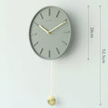 11 inch (28CM) - Scale Round Pendulum Moon Rock Gray