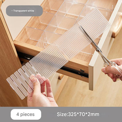 Sleek plastic drawer organizer for clutter-free living