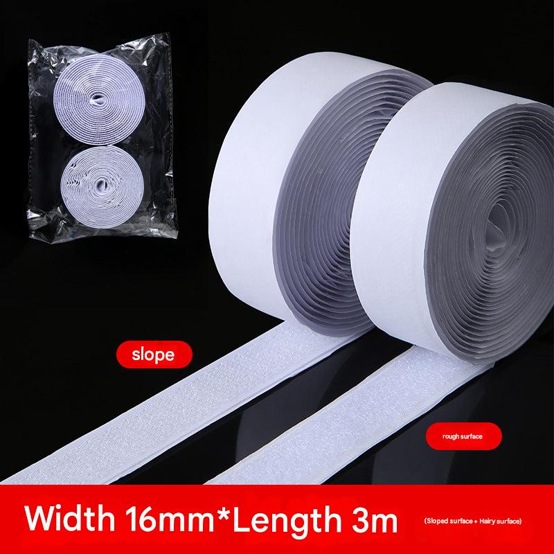 adhesive velcro strips in white